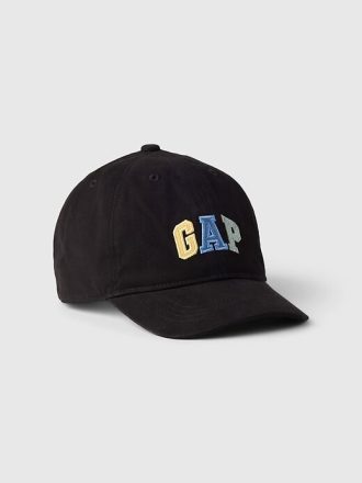 Pălărie de baseball cu logo Gap din bumbac organic pentru copii Pălărie de baseball cu logo Gap din bumbac organic pentru copii