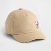 Pălărie de baseball cu logo-ul ursului din bumbac organic pentru copil mic Pălărie de baseball cu logo-ul ursului din bumbac organic pentru copil mic