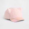 Pălărie de baseball Sherpa și pisică metalică pentru copii mici Pălărie de baseball Sherpa și pisică metalică pentru copii mici