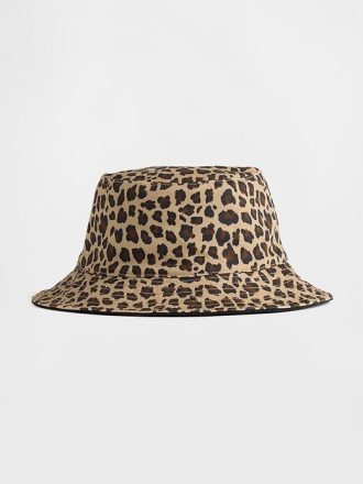 Pălărie de tip leopard reversibilă pentru bebeluși și copii mici