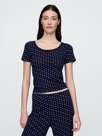 Pointelle PJ Top