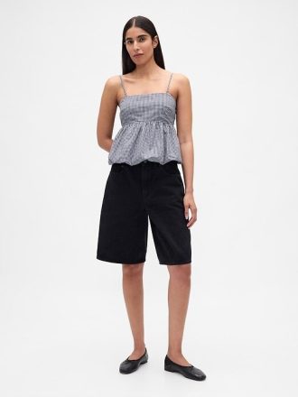 Poplin Bubble Top