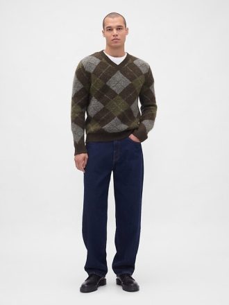 Pulover Argyle periat