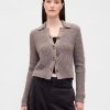 Pulover cardigan cu guler 100% bumbac Pulover cardigan cu guler 100% bumbac