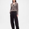 Pulover cardigan cu guler 100% bumbac Pulover cardigan cu guler 100% bumbac