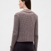 Pulover cardigan cu guler 100% bumbac Pulover cardigan cu guler 100% bumbac