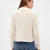 Pulover cardigan cu guler 100% bumbac
