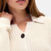 Pulover cardigan cu guler 100% bumbac