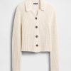 Pulover cardigan cu guler 100% bumbac