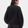 Pulover cardigan cu mâneci butoi