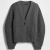 Pulover cardigan cu mâneci butoi Pulover cardigan cu mâneci butoi