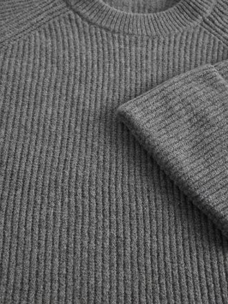 Pulover CashSoft Shaker-Stitch Boyfriend