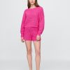 Pulover Crochet Boatneck Crop Pulover Crochet Boatneck Crop
