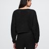 Pulover Crochet Boatneck Crop Pulover Crochet Boatneck Crop