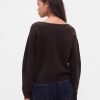 Pulover crop CashSoft stretch cu mâneci lanternă Pulover crop CashSoft stretch cu mâneci lanternă