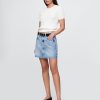 Pulover crop din tricot cablu, 100% bumbac