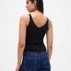 Pulover cu coaste Tank Top Pulover cu coaste Tank Top