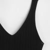 Pulover cu coaste Tank Top Pulover cu coaste Tank Top