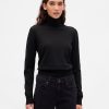 Pulover cu gât din merino Pulover cu gât din merino