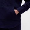 Pulover cu jumătate de fermoar din jacquard matlasat GapFit Pulover cu jumătate de fermoar din jacquard matlasat GapFit