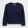 Pulover din tricot cu cablu CashSoft pentru bebeluși și copii mici Pulover din tricot cu cablu CashSoft pentru bebeluși și copii mici