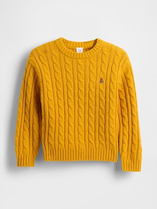 Pulover din tricot cu cablu CashSoft pentru bebeluși și copii mici Pulover din tricot cu cablu CashSoft pentru bebeluși și copii mici