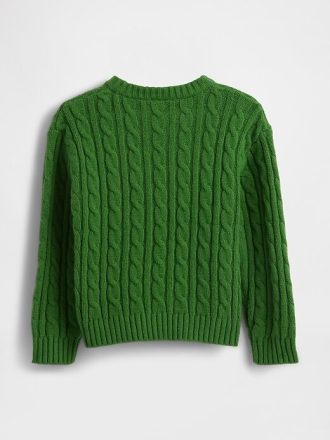 Pulover din tricot cu cablu CashSoft pentru bebeluși și copii mici Pulover din tricot cu cablu CashSoft pentru bebeluși și copii mici
