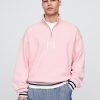 Pulover Gap × Malbon Heavyweight Logo cu fermoar sfert Pulover Gap × Malbon Heavyweight Logo cu fermoar sfert
