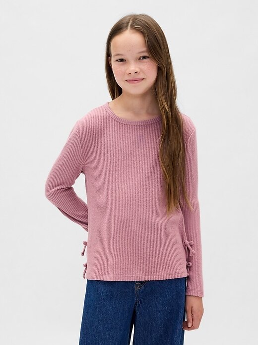 Pulover pentru copii Softspun Rib Side-Tie Pulover pentru copii Softspun Rib Side-Tie