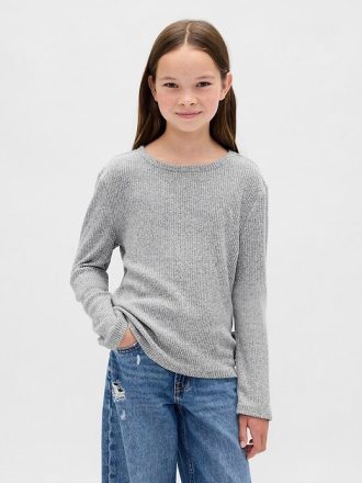 Pulover pentru copii Softspun Rib Side-Tie