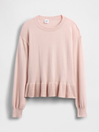 Pulover peplum relaxat pentru copii