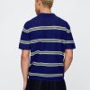 Pulover polo cu croșetat texturat Pulover polo cu croșetat texturat