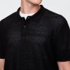 Pulover polo cu croșetat texturat Pulover polo cu croșetat texturat