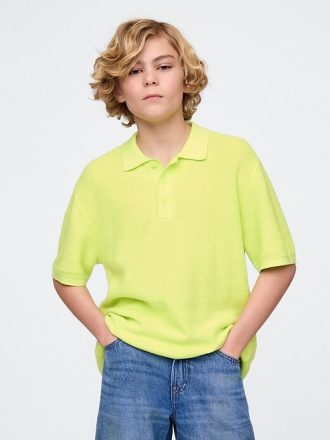 Pulover polo relaxat pentru copii