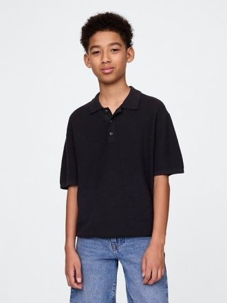Pulover polo relaxat pentru copii