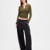 Pulover Sheer Rib Henley Pulover Sheer Rib Henley