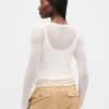 Pulover Sheer Rib Henley Pulover Sheer Rib Henley