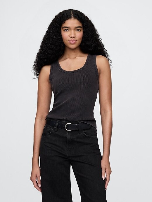 Rib Scoop Tank Top Rib Scoop Tank Top