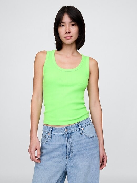 Rib Scoop Tank Top Rib Scoop Tank Top
