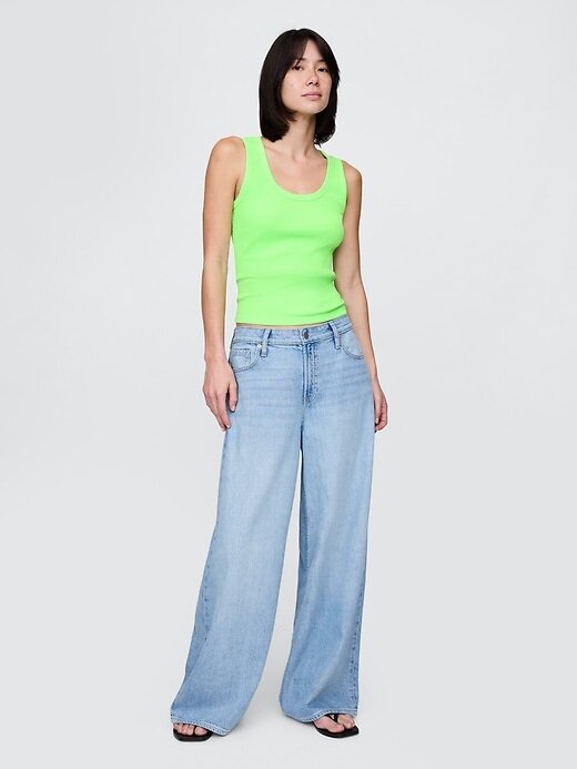 Rib Scoop Tank Top Rib Scoop Tank Top