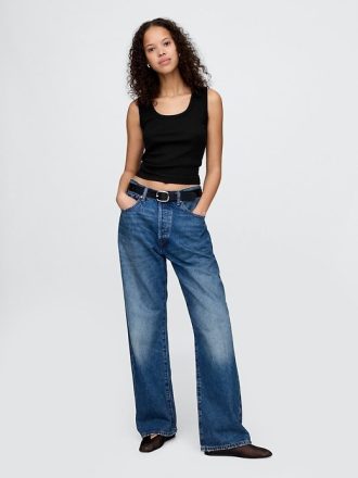 Rib Scoop Tank Top
