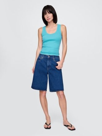 Rib Scoop Tank Top