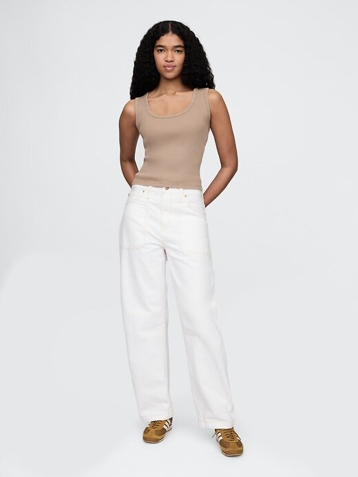 Rib Scoop Tank Top Rib Scoop Tank Top