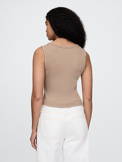 Rib Scoop Tank Top Rib Scoop Tank Top