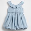 Rochie Bubble denim pentru bebeluși și copii mici Rochie Bubble denim pentru bebeluși și copii mici