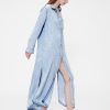 Rochie cămașă din denim drapată GapStudio