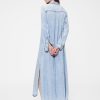 Rochie cămașă din denim drapată GapStudio