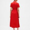 Rochie cămașă midi din amestec de in Rochie cămașă midi din amestec de in