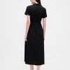 Rochie cămașă midi din amestec de in Rochie cămașă midi din amestec de in