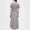 Rochie cămașă midi din poplin Rochie cămașă midi din poplin